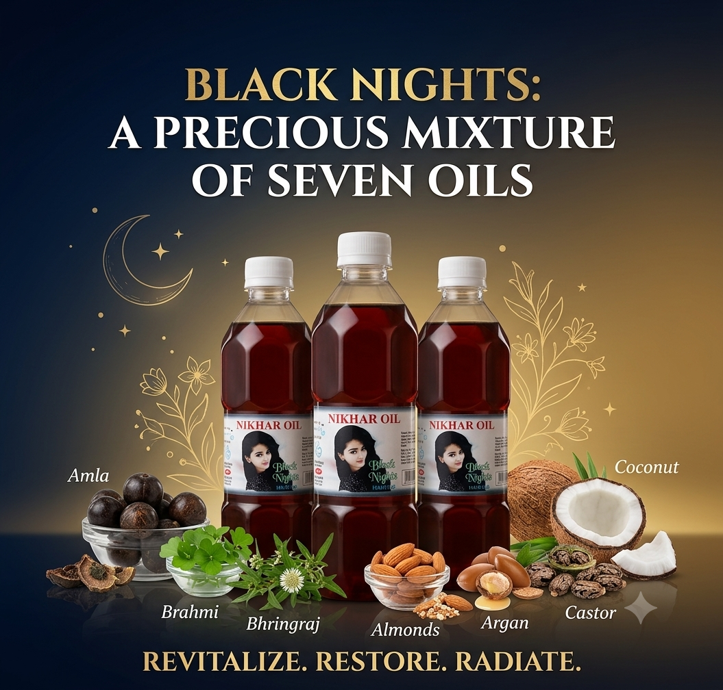 Black Nights Herbal Oil (500ml)