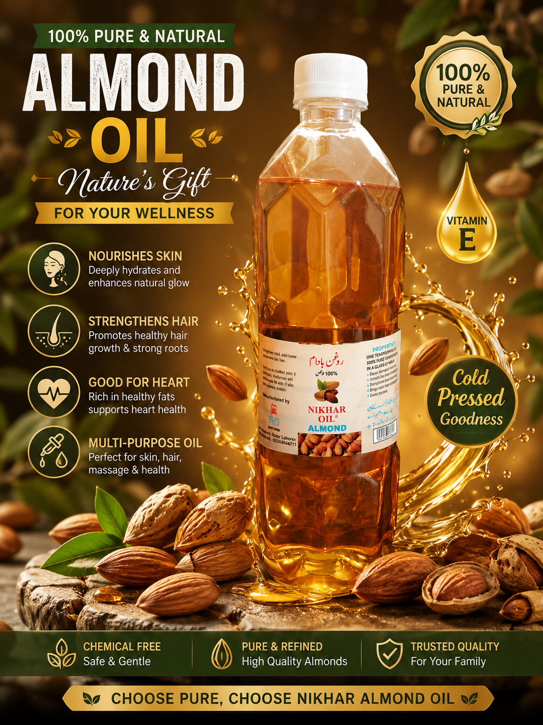 Almond oil (1 Litre)